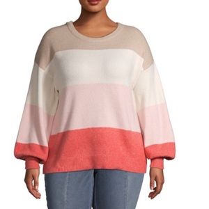 Plus Size Balloon sleeve Sweater